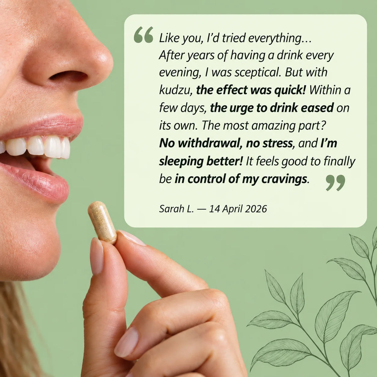 Osmolia Kudzu | Take Back Control of Your Cravings - 100% Natural