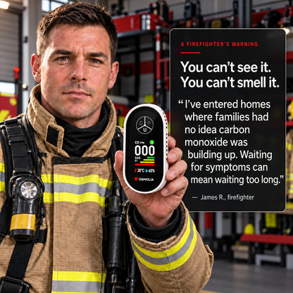 Osmolia® 4-in-1 Gas & Carbon Monoxide Detector