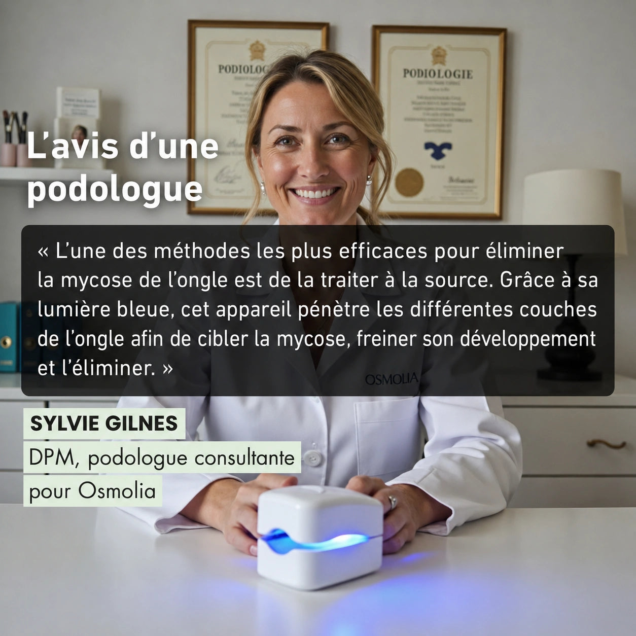 Appareil Lumière Bleue Anti-Mycose des Ongles