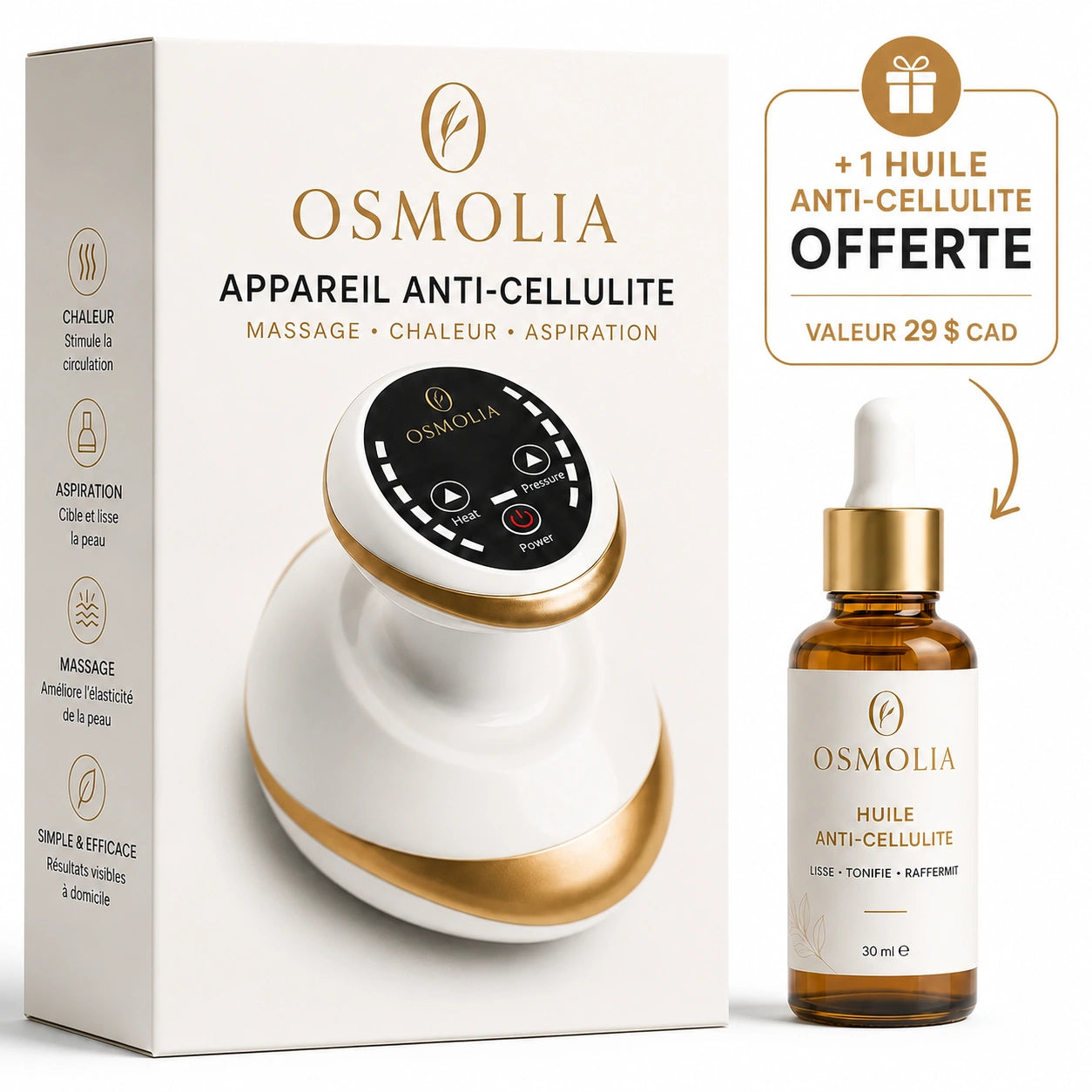 Osmolia™ | Appareil de massage anti-cellulite