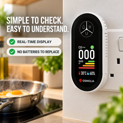 Osmolia® 4-in-1 Gas & Carbon Monoxide Detector